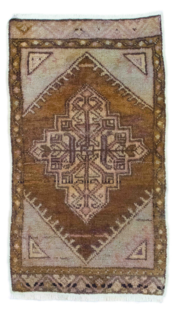 Cecil Cal Carpet – Vintage Wool Tribal Rug (1'10" x 3'1")