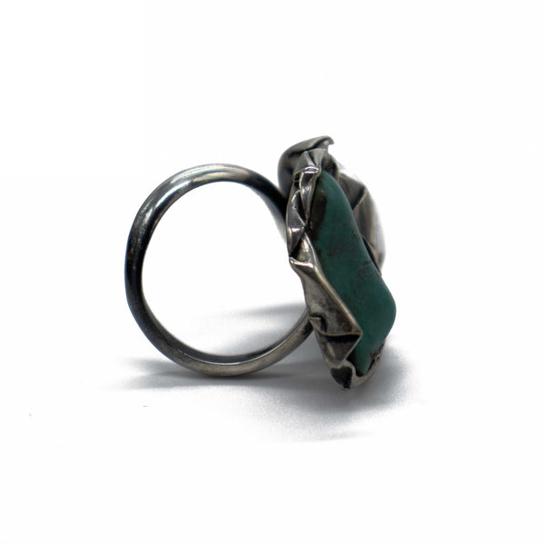 Carla Artisan Sterling Silver Ring with Natural Stones