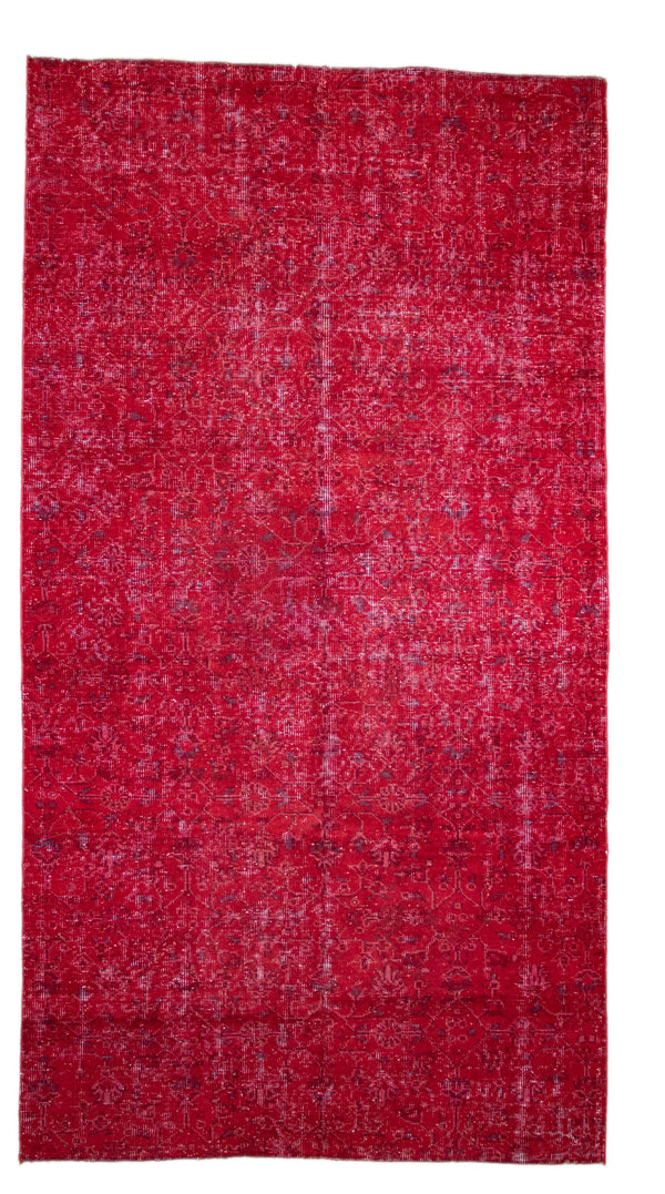 Cranberry Vintage Red Area Rug – Short Pile Carpet