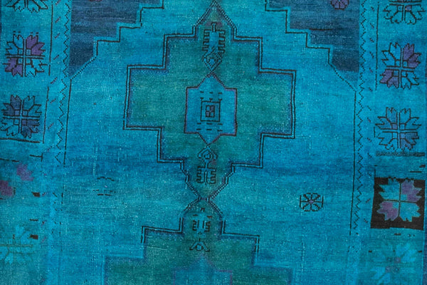 Camden Tribal Wool Carpet – Blue Boyama Area Rug