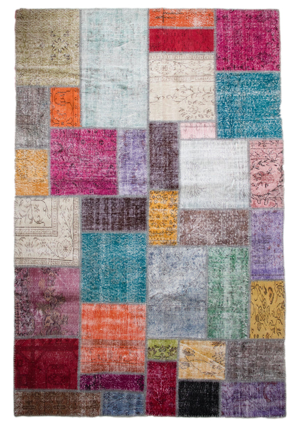 Cosmo Vintage Patchwork Carpet – Multi Colored Area Rug