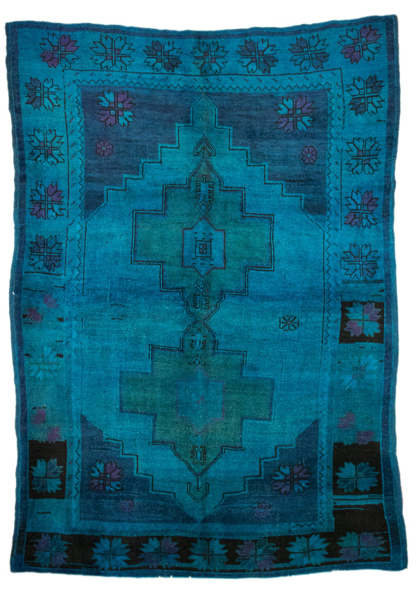 Camden Tribal Wool Carpet – Blue Boyama Area Rug