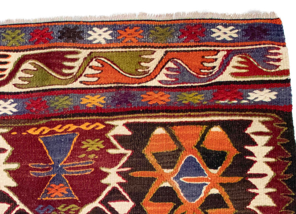 Andrea Wool Kilim Rug – Anatolian Flat Weave Carpet from Konya